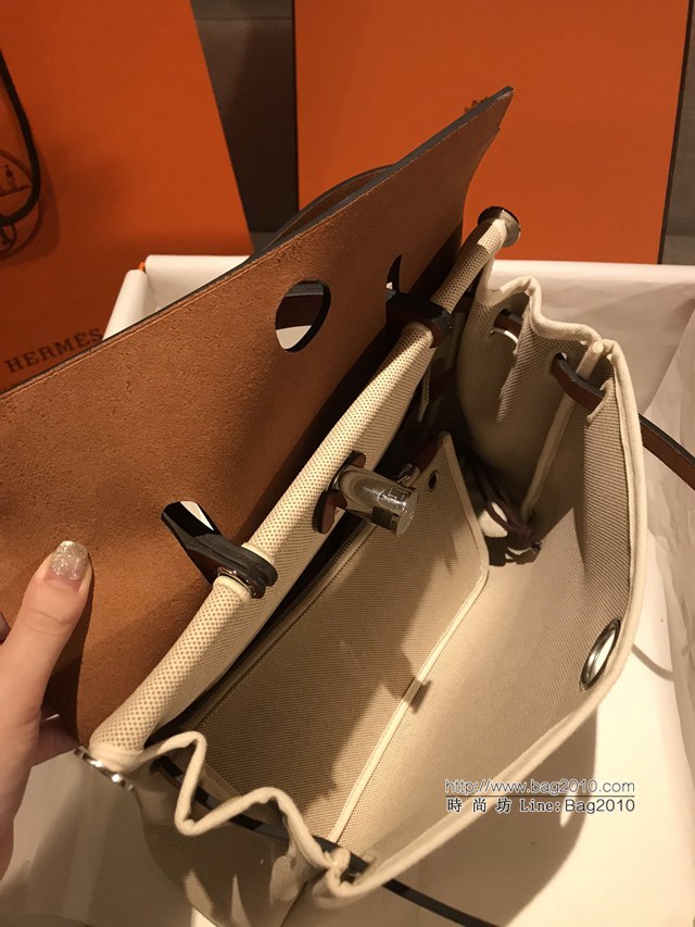 Hermes包包 愛馬仕升級版Herbag 手提肩背斜挎包 男女同款  tdh2043